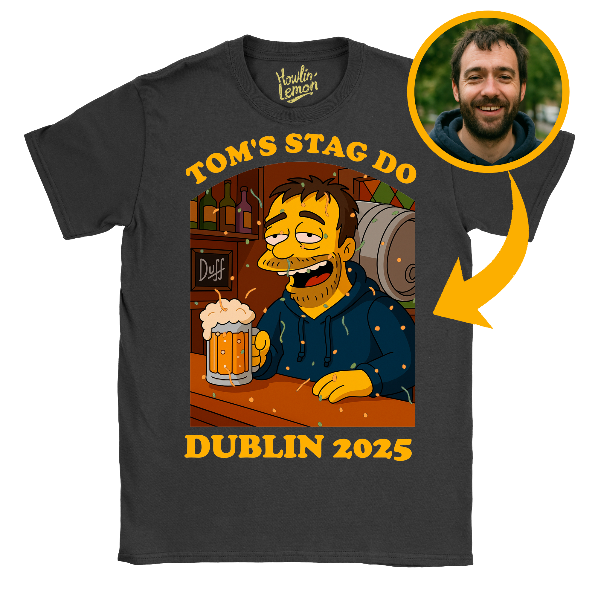 Simpsonized Character Stag T-Shirt