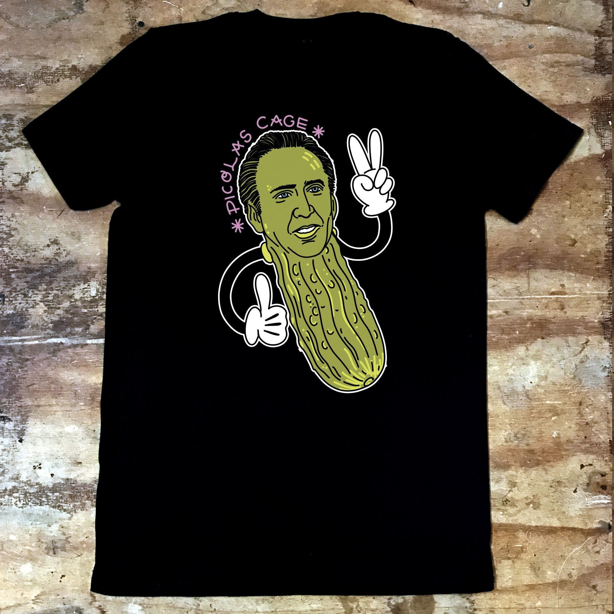 Picolas Cage | Nicolas Cage | Nick Cage Pickle T-Shirt