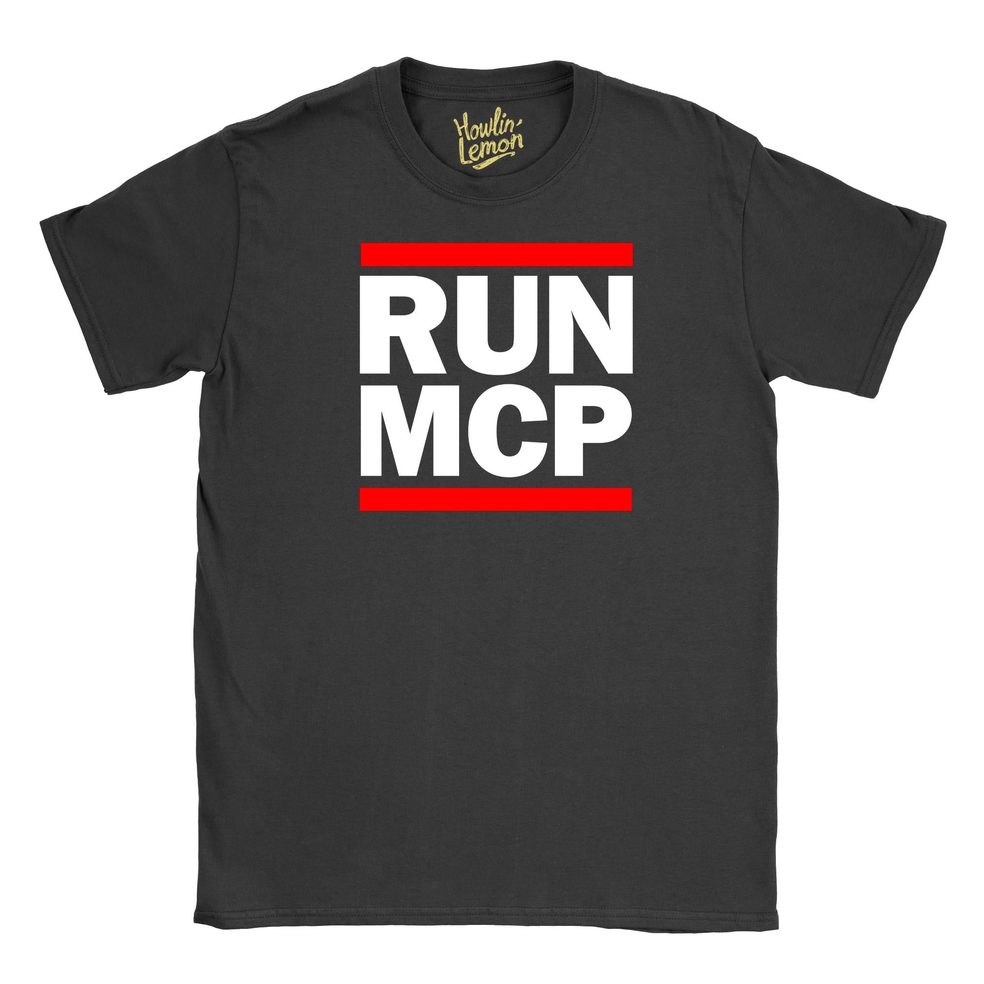 RUN MCP T-Shirt | Funny Coder Tee for Developers | Retro Tech Geek Shirt | Programming Humor Gift for Coders & SysAdmins