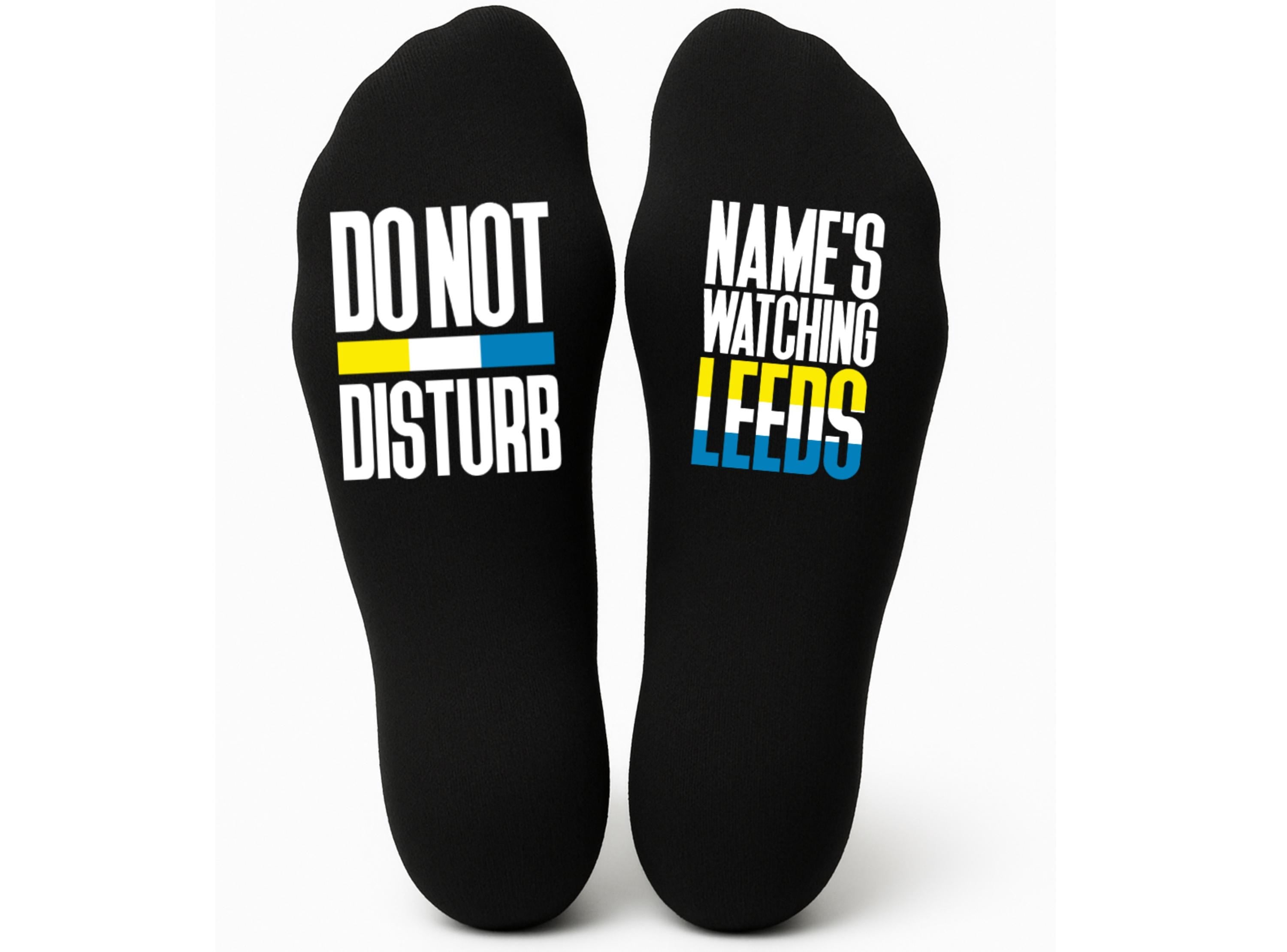 Custom Do Not Disturb Team Name Socks - Personalised Printed and Personalised - Birthday Gift - Christmas Gift -