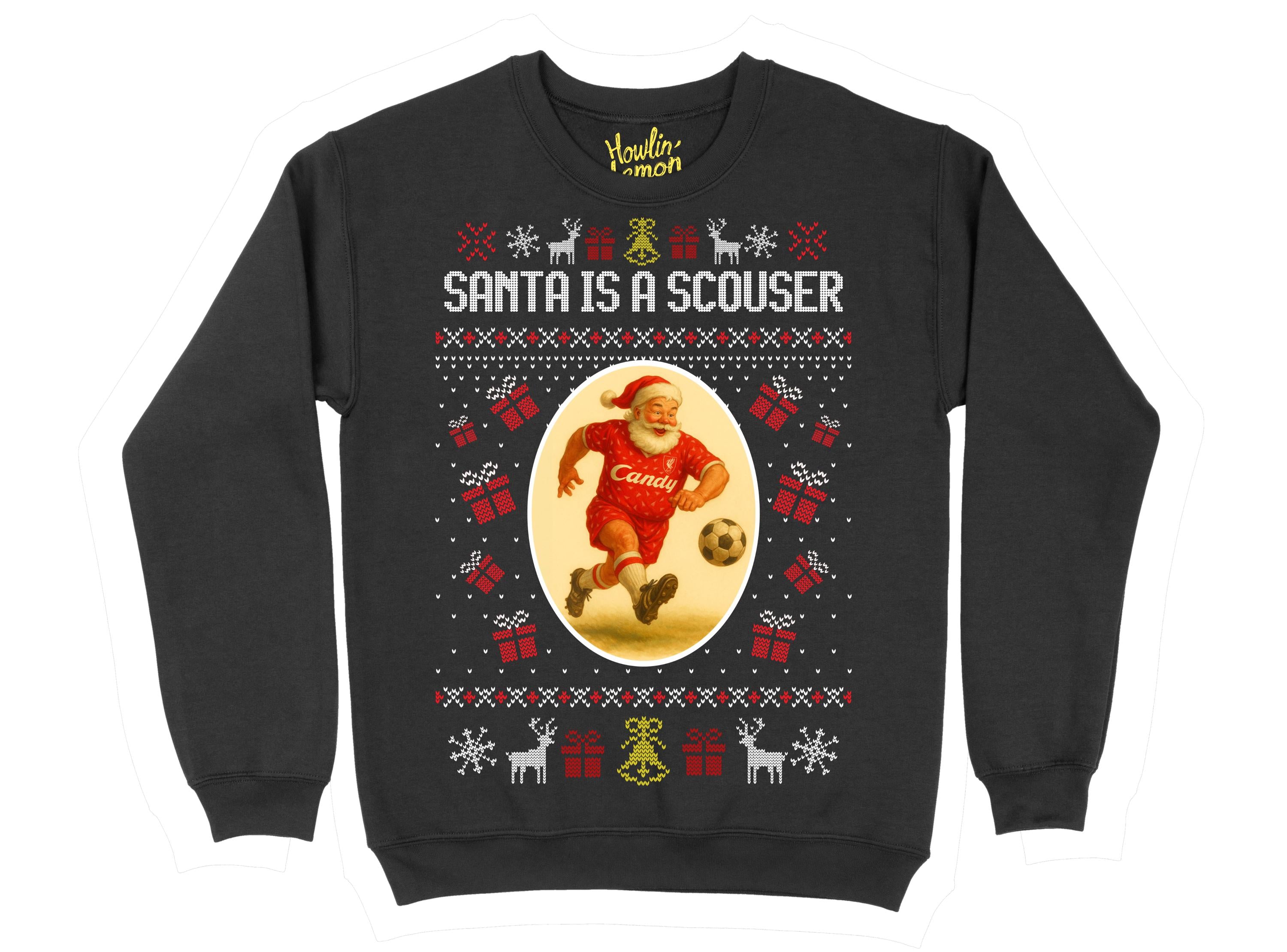 Liverpool Santa Is A Scouser Christmas Sweater Funny Xmas