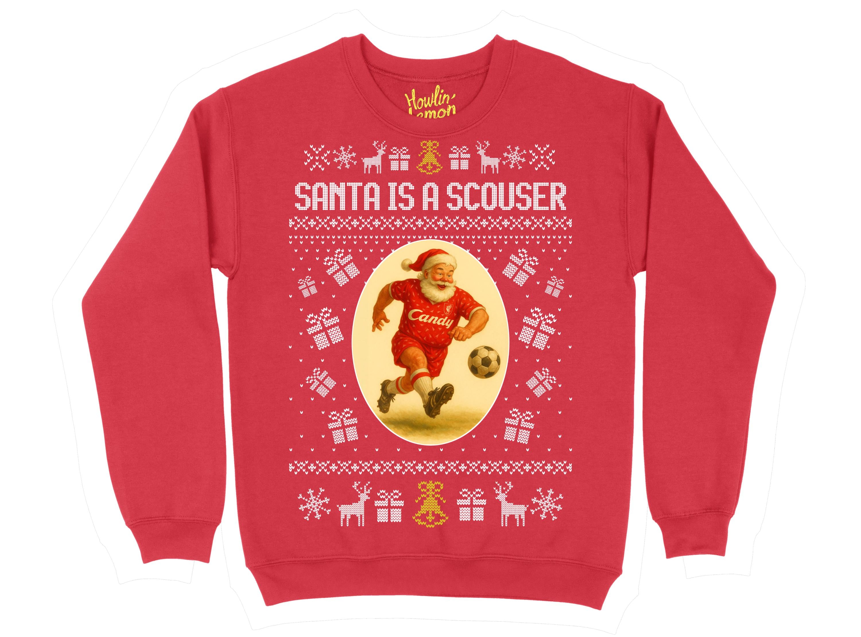 Liverpool Santa Is A Scouser Christmas Sweater Funny Xmas