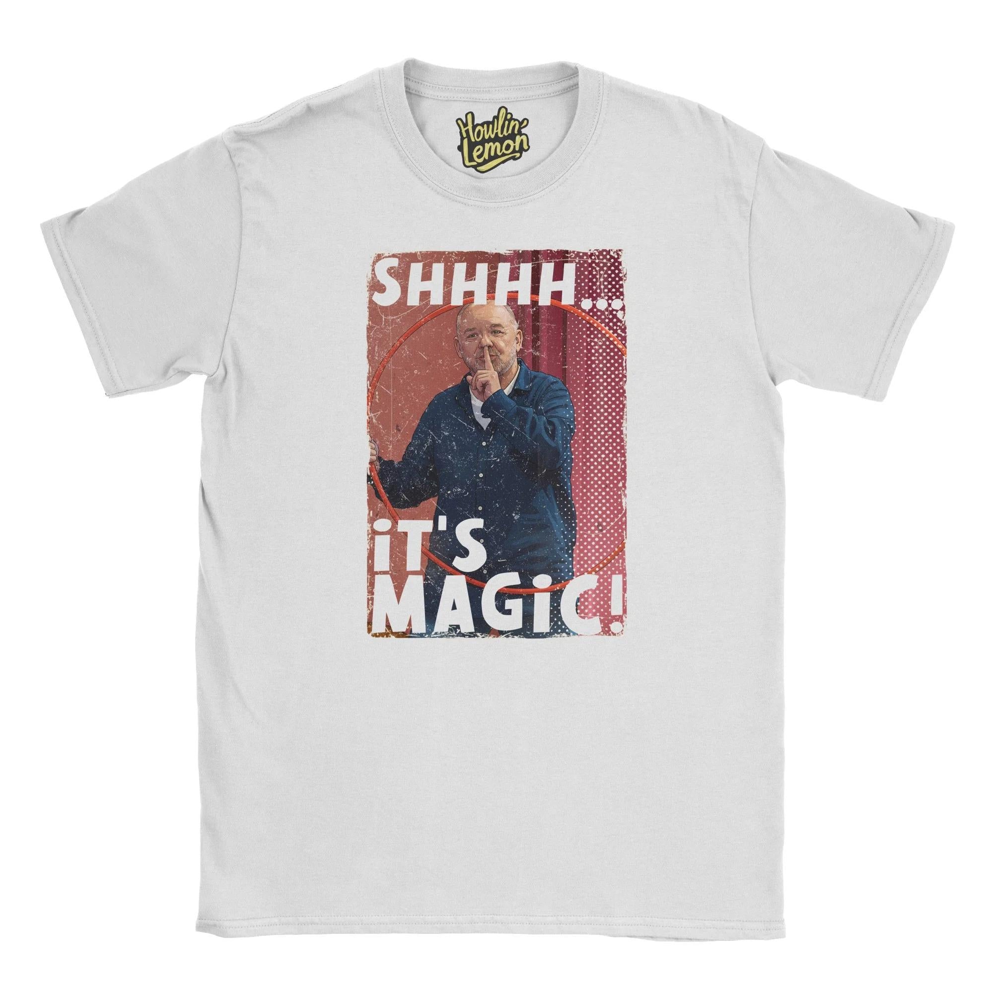 Bob Mortimer Shhh It's Magic T-Shirt - Funny Last One Laughing Comedy Unisex