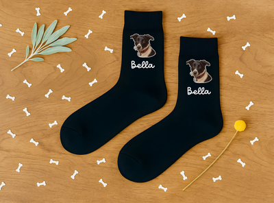 Custom Pet Socks, Personalized Dog Socks, Cat Socks, Photo Socks, Pet Face Socks, Pet Lovers Gift, Dog Dad Mom Gifts, Mother’s Day Gift
