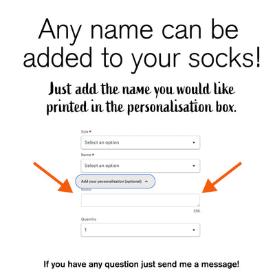 Custom Do Not Disturb Team Name Socks - Personalised Printed and Personalised - Birthday Gift - Christmas Gift -