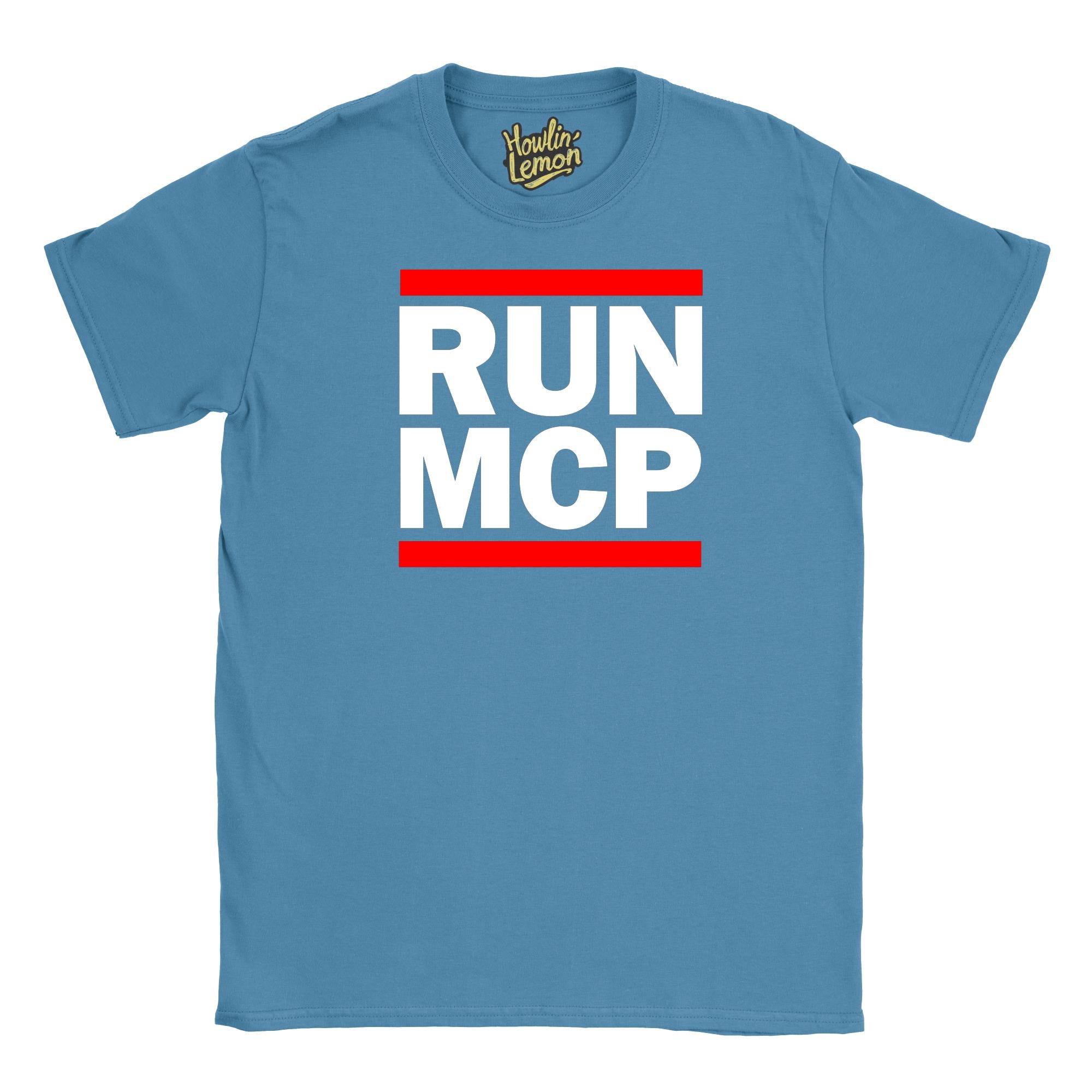 RUN MCP T-Shirt | Funny Coder Tee for Developers | Retro Tech Geek Shirt | Programming Humor Gift for Coders & SysAdmins