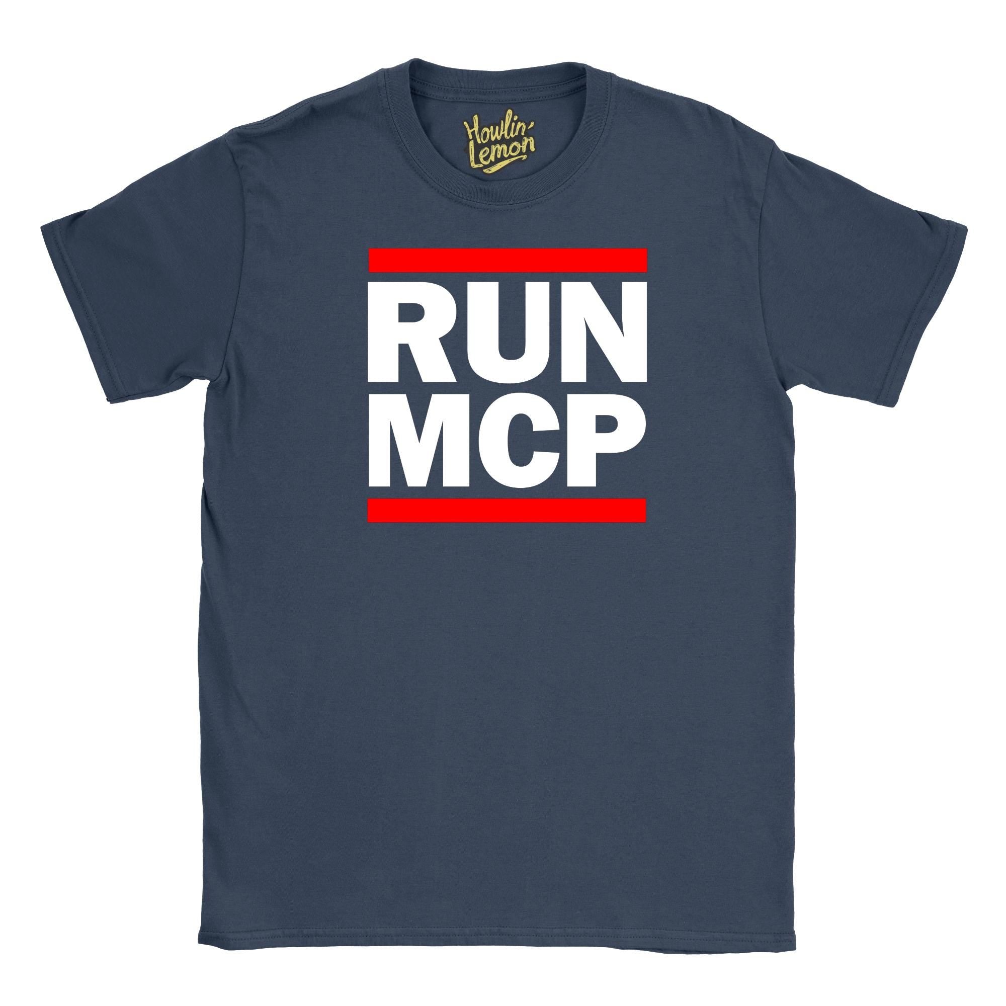 RUN MCP T-Shirt | Funny Coder Tee for Developers | Retro Tech Geek Shirt | Programming Humor Gift for Coders & SysAdmins