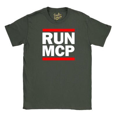 RUN MCP T-Shirt | Funny Coder Tee for Developers | Retro Tech Geek Shirt | Programming Humor Gift for Coders & SysAdmins