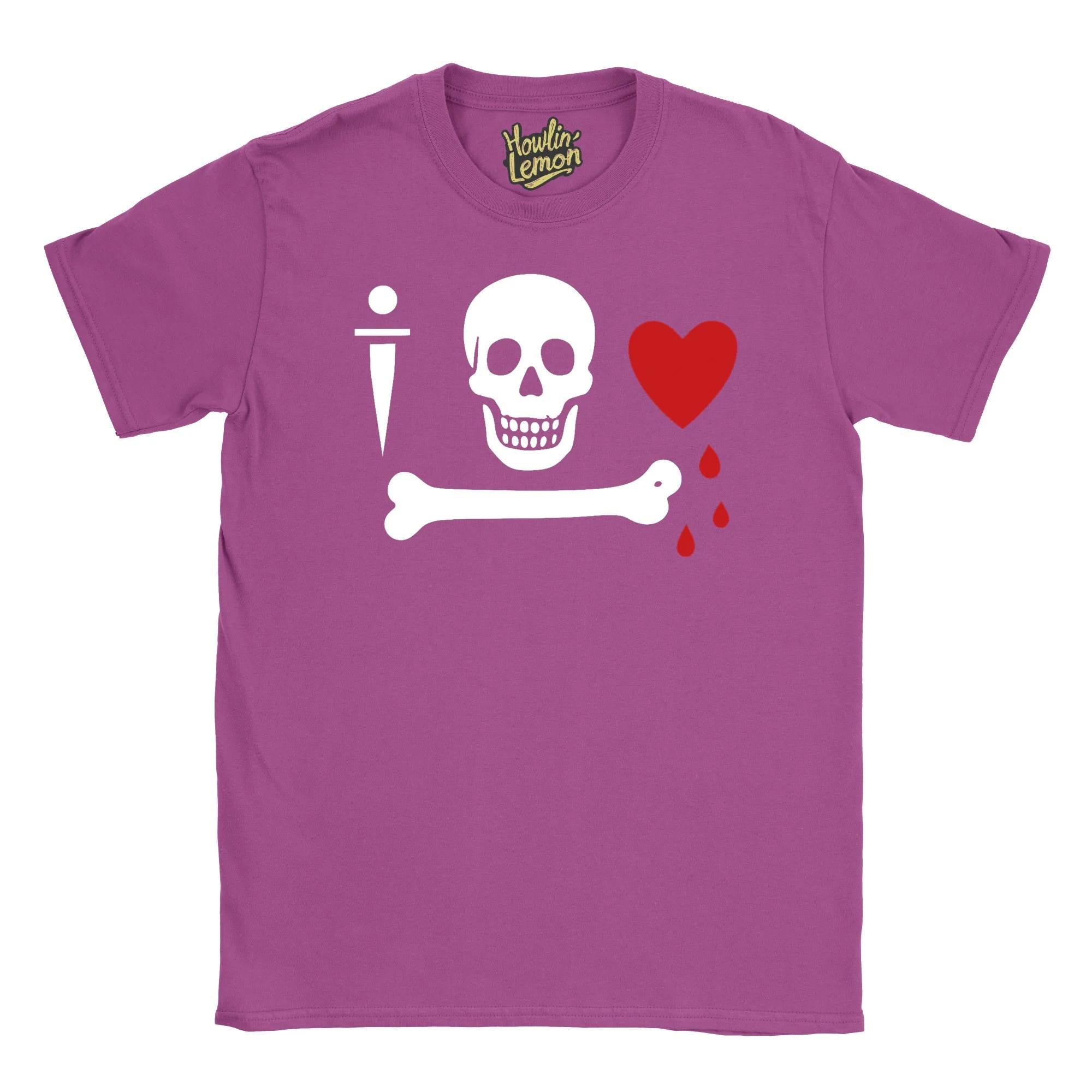 Stede Bonnet Pirate Flag T-Shirt - Gentleman Pirate Design - Skull Bone Dagger Graphic Tee - Historical Pirate Captain Shirt - Nautical