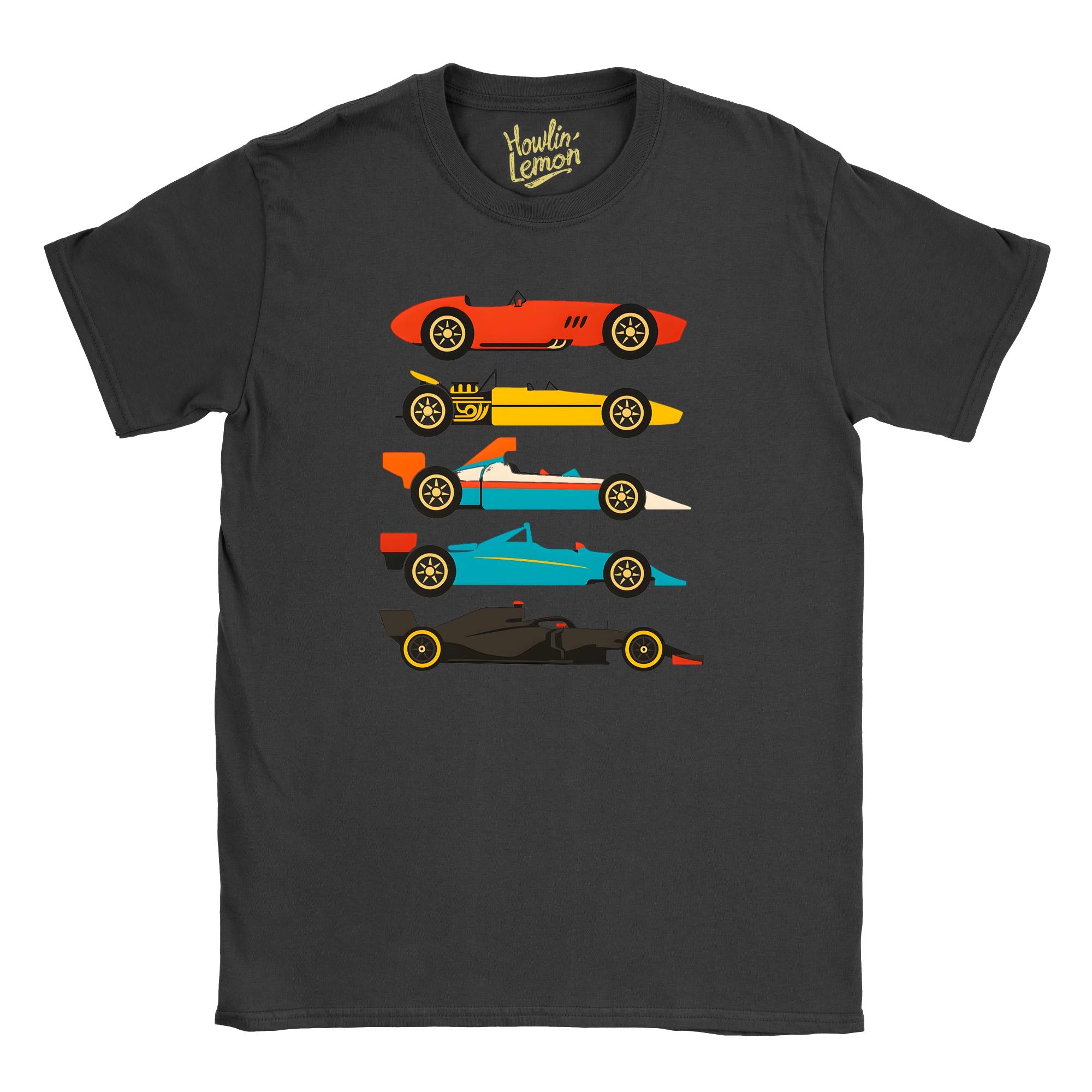 Formula One Evolution T-Shirt - Vintage Formula Racing History Tee - Motorsport Gift for Car Enthusiasts - Racing Fan Apparel