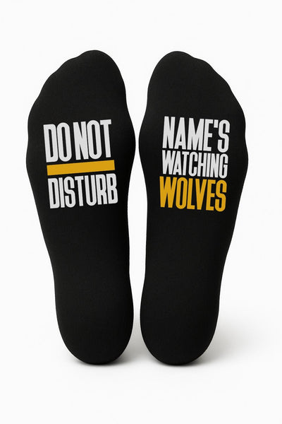 Custom Do Not Disturb Team Name Socks - Personalised Printed and Personalised - Birthday Gift - Christmas Gift -