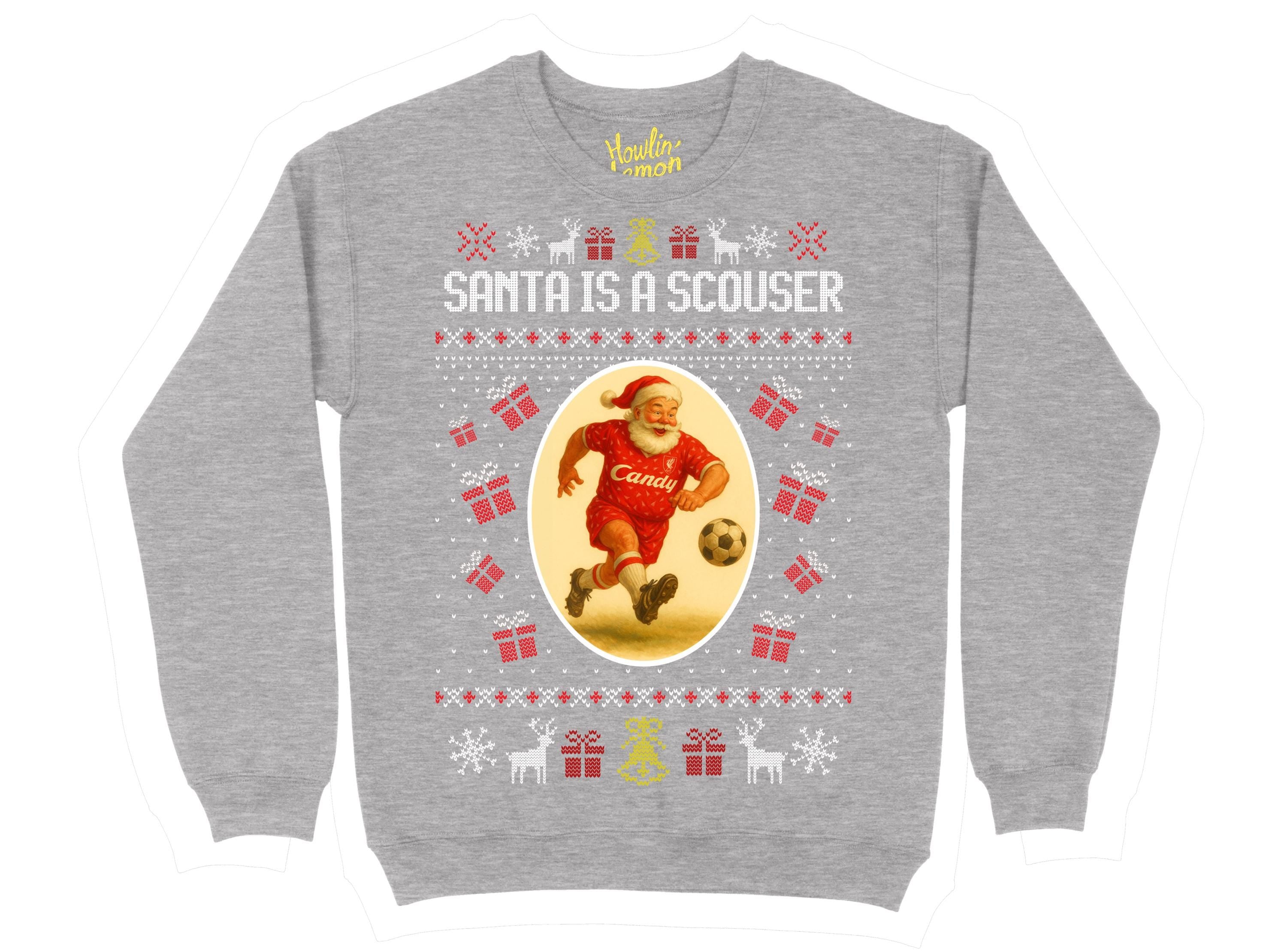 Liverpool Santa Is A Scouser Christmas Sweater Funny Xmas