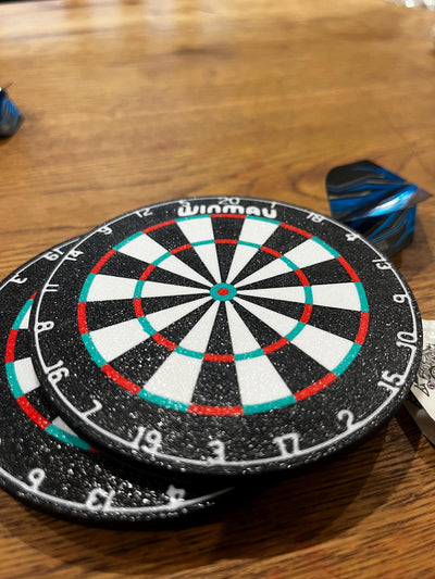 Dartboard Drinks Coasters – Darts Fan Gift Set of 4