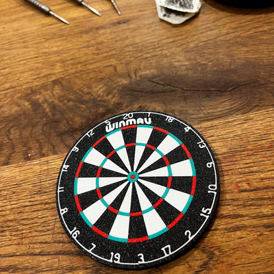 Dartboard Drinks Coasters – Darts Fan Gift Set of 4