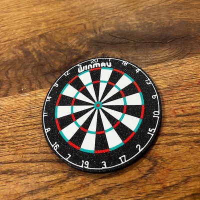 Dartboard Drinks Coasters – Darts Fan Gift Set of 4