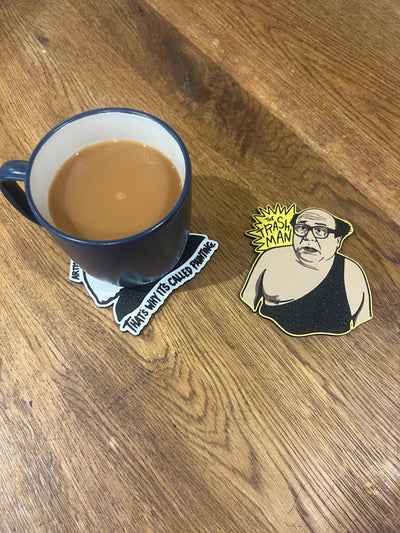 Aways Sunny Coasters | The Trashman Frank Reynolds | Danny Devito