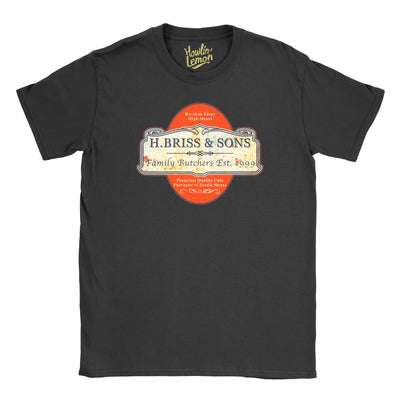 League of Gentlemen T-Shirt, Hilary Briss Exotic Meats Butcher, Royston Vasey Dark Comedy