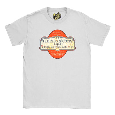 League of Gentlemen T-Shirt, Hilary Briss Exotic Meats Butcher, Royston Vasey Dark Comedy