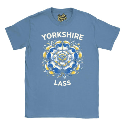 Yorkshire Lass T-Shirt | Yorkshire and Proud | Gift for Birthday Christmas