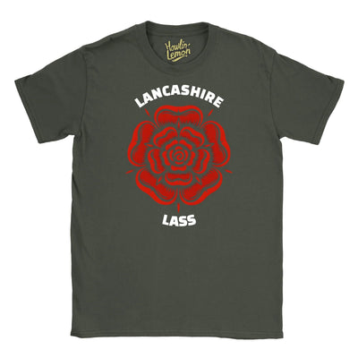 Lancashire Lass T-Shirt Lancashire and Proud Birthday christmas Gift