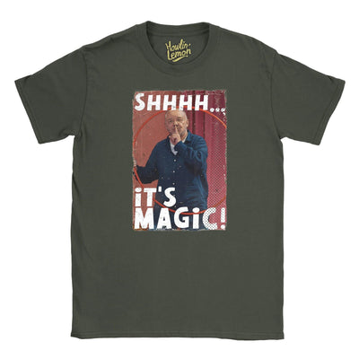 Bob Mortimer Shhh It's Magic T-Shirt - Funny Last One Laughing Comedy Unisex