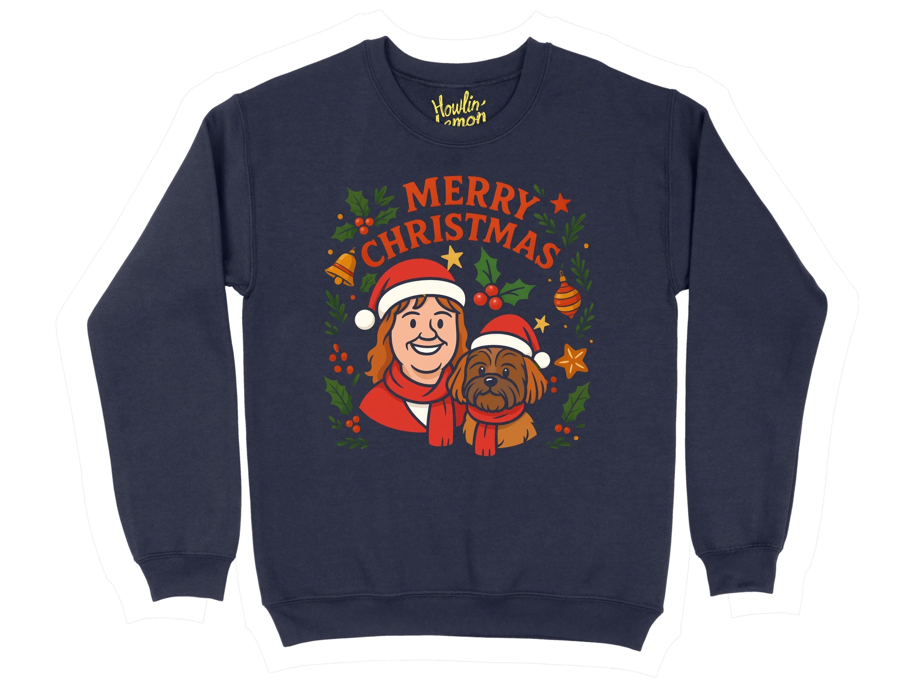 Pet and Human Christmas Sweater - Illustrated and personalised (Send us your photos!)