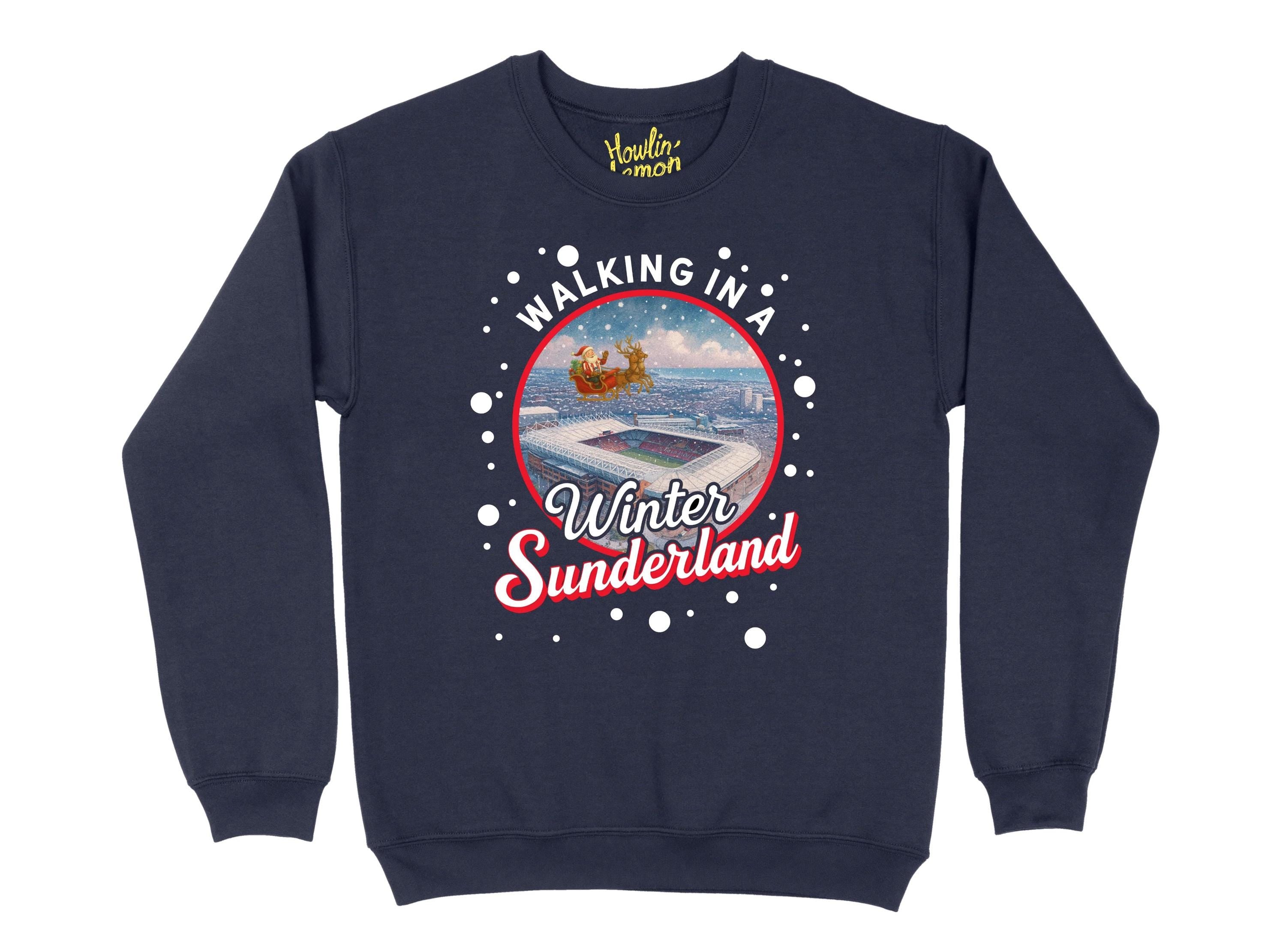 Walking in a Winter Sunderland - Football Christmas Sweater