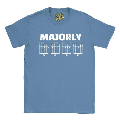 Guitarist T-Shirt Majorly DGAF Funny Guitar T-Shirt | Musician Gift
