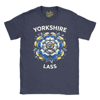 Yorkshire Lass T-Shirt | Yorkshire and Proud | Gift for Birthday Christmas