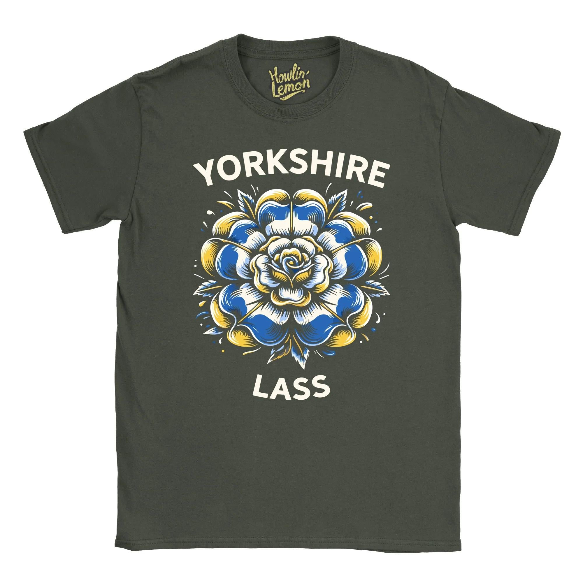 Yorkshire Lass T-Shirt | Yorkshire and Proud | Gift for Birthday Christmas