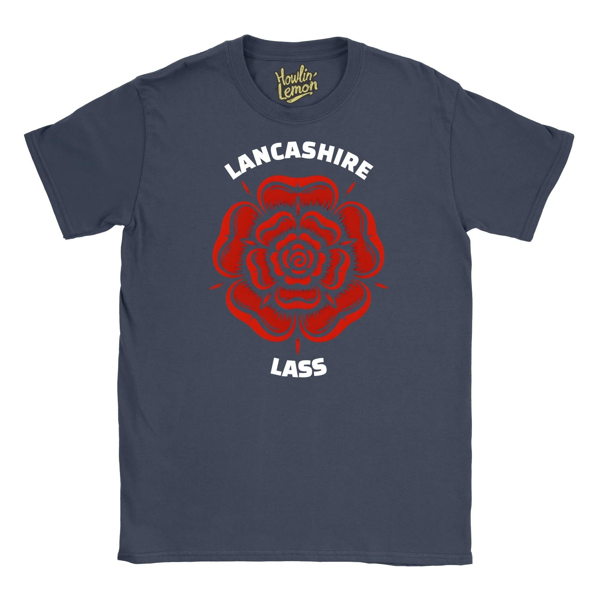 Lancashire Lass T-Shirt Lancashire and Proud Birthday christmas Gift