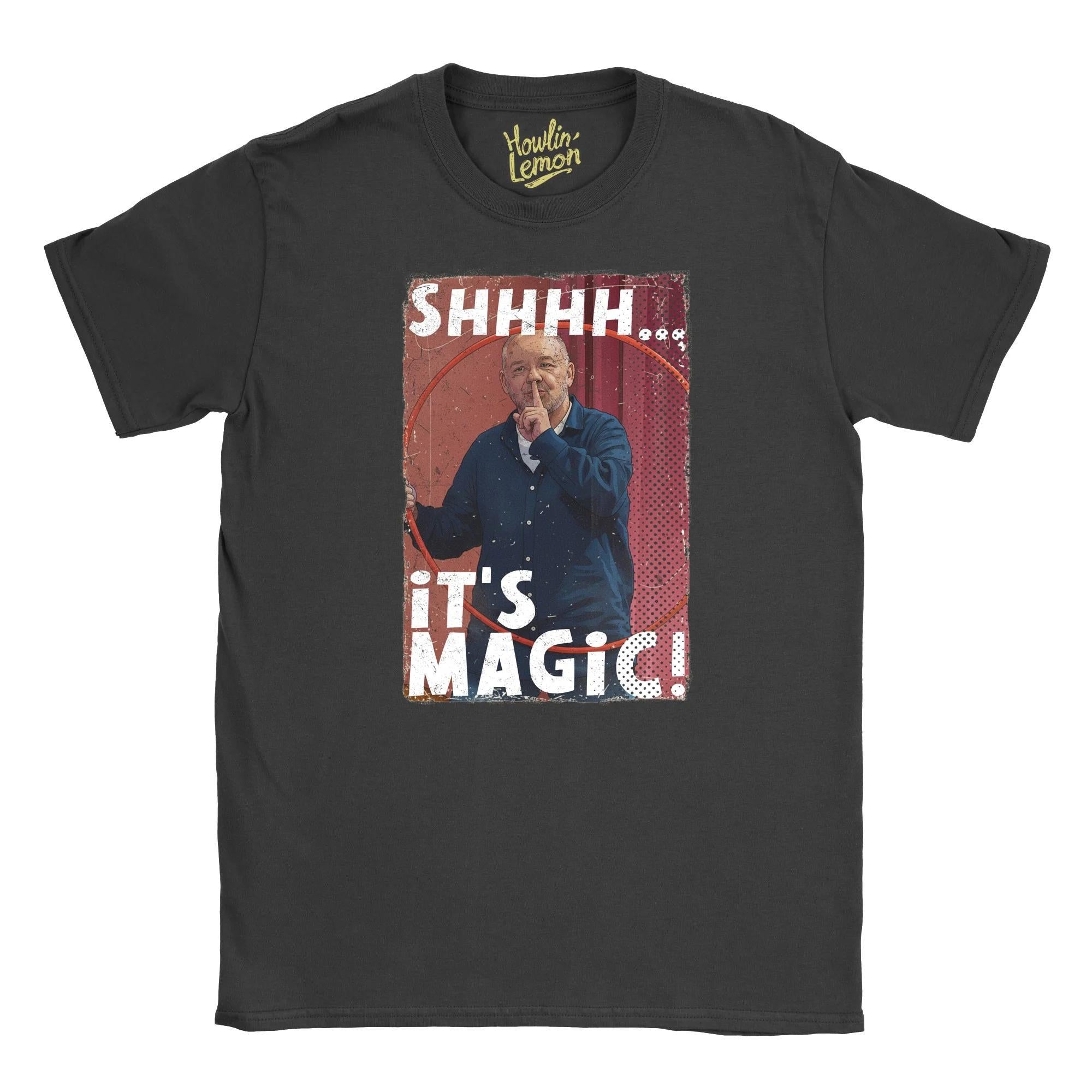 Bob Mortimer Shhh It's Magic T-Shirt - Funny Last One Laughing Comedy Unisex