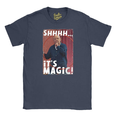 Bob Mortimer Shhh It's Magic T-Shirt - Funny Last One Laughing Comedy Unisex