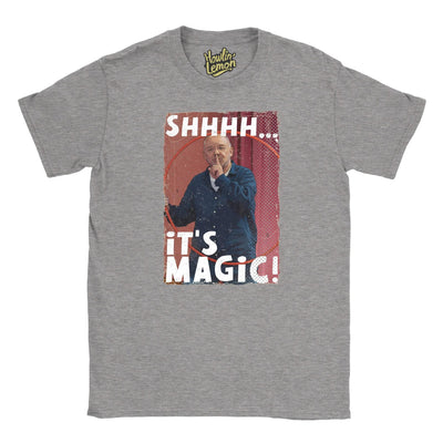 Bob Mortimer Shhh It's Magic T-Shirt - Funny Last One Laughing Comedy Unisex