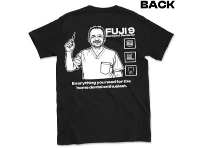 Bob Mortimer T-Shirt - Fuji 9 Home Dentistry Top Back Print - Would I Lie To You