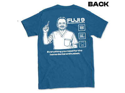 Bob Mortimer T-Shirt - Fuji 9 Home Dentistry Top Back Print - Would I Lie To You