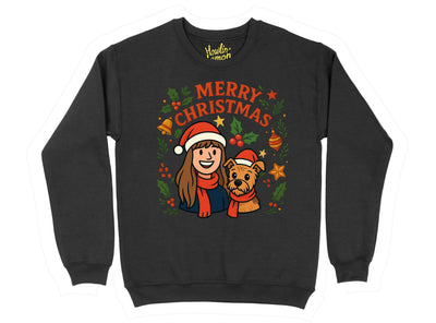 Pet and Human Christmas Sweater - Illustrated and personalised (Send us your photos!)