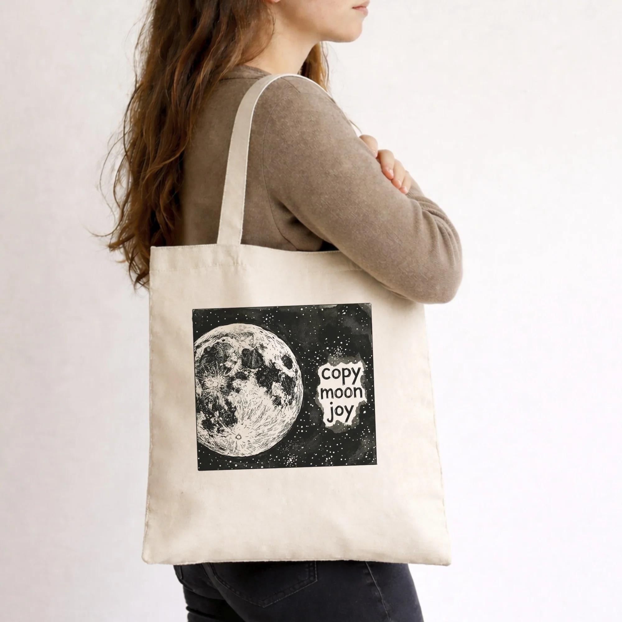 Copy Moon Joy Tote Bag - Artemis inspired tote bag