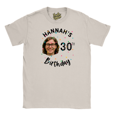 Face Custom Birthday Group T-Shirt