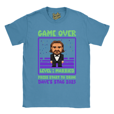 Gamer Stag T-Shirt Custom Pixel Character