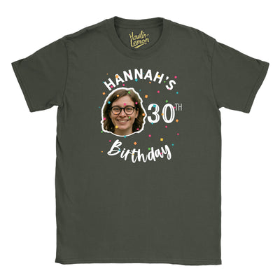 Face Custom Birthday Group T-Shirt