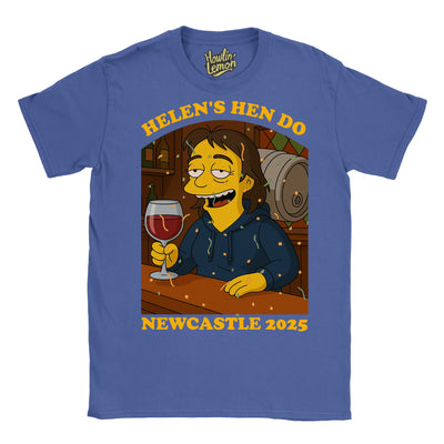 Simpsonized Custom Hen Do Character T-Shirt