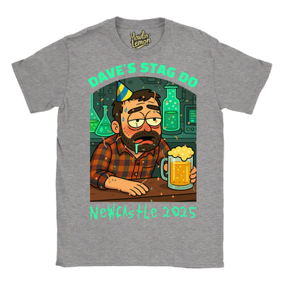 Rick and Morty Themed Stag Do T-Shirt